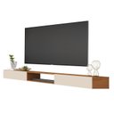 Ver imagem 2 de Rack Suspenso Star para TV até 75 Polegadas MDF/MDP 178 cm 2 Portas