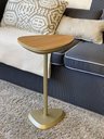 Ver imagem 2 de Mesa Apoio Elsinki Baixa Ebanizado Base e Haste Preta 55cm - 60229