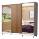 Ver imagem 4 de Guarda-roupa Casal 100% Mdf Madesa Royale 3 Portas de Correr com Espelho com Pés