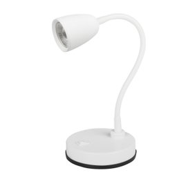 Luminária De Mesa Led Branco 4w 3000k Luz Amarela Yamamura - 4