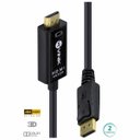 Ver imagem 1 de Cabo Displayport 1.3 para Hdmi 2.0 4k 30hz Ultra Hd 2 Metros - H20dp13-2