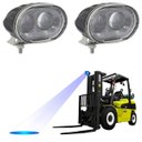 Ver imagem 2 de 2 Farois Led Empilhadeira Blue Spot Pulverizador Luz Azul 20W Segurança Agrícola Rayx Lt2017a