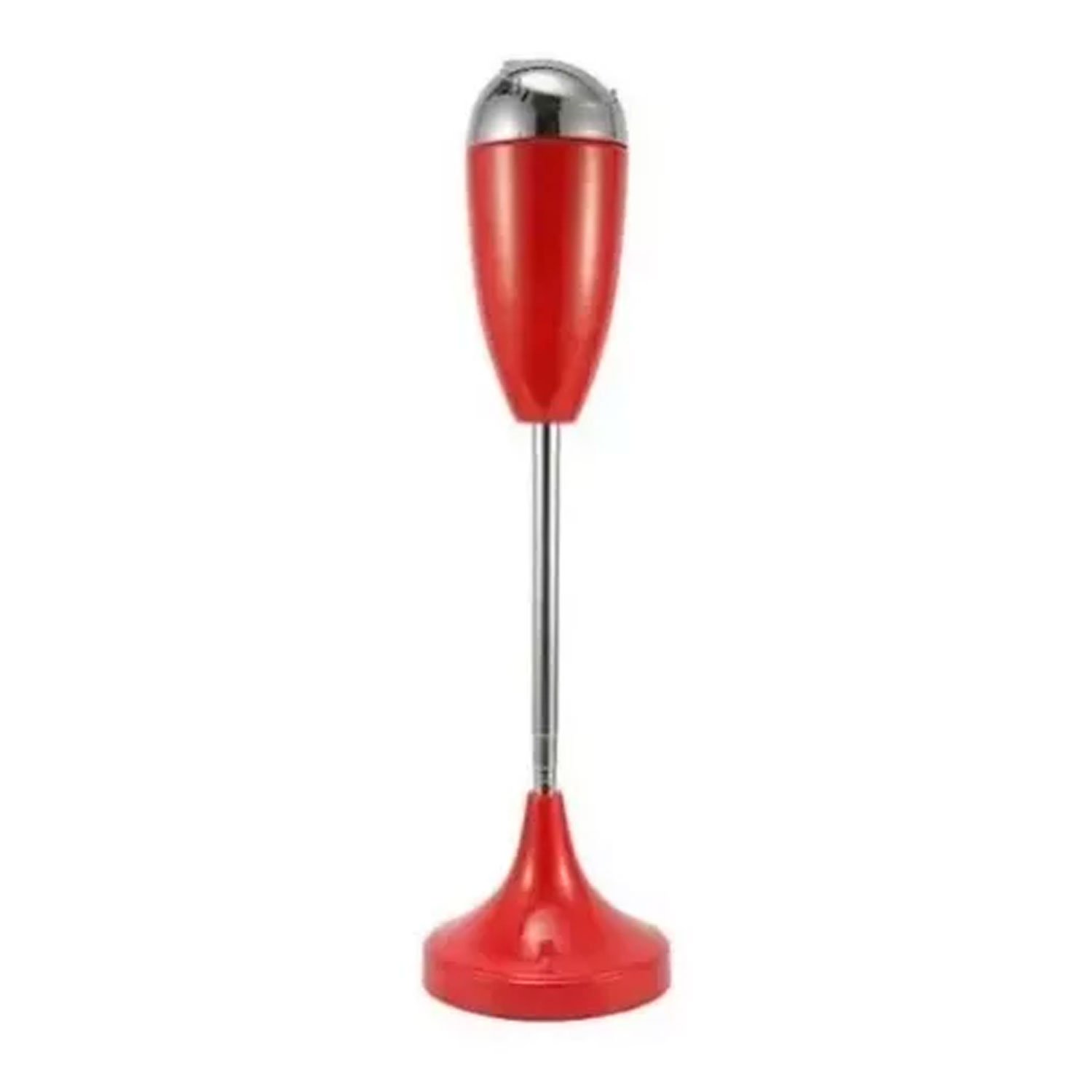 Cinzeiro Decorativo Pedestal Telescópico Recipiente com Tampa Não Deixa Cheiro:vermelho