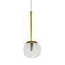 Pendente Globo Esfera de Vidro 12cm - Ouro - Vidro Cristal - 4