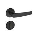 Ver imagem 1 de Fechadura Externa Pado Concept Roseta Redonda Preta 40mm 401E