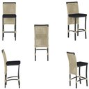 Ver imagem 5 de Mesa Bistro e 2 Banquetas Roma Preta Corda Náutica 12 Trama Original