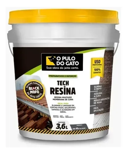Resina Multiuso Base D'agua 3.6l Tech - 1