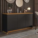 Ver imagem 1 de Aparador Buffet 3 Portas Sala de Jantar Berlin - Vianossa