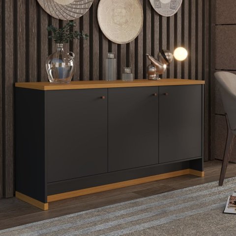 Aparador Buffet 3 Portas Sala de Jantar Berlin - Vianossa