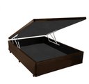 Ver imagem 2 de Cama Box Baú Casal Green Marrom + Colchão Espuma D33 138x188x14