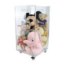 Ver imagem 6 de Caixa Cesto Em Acrílico 33 Cm X 33 Cm X 65 Cm Com Rodízios Centauri Acrílicos