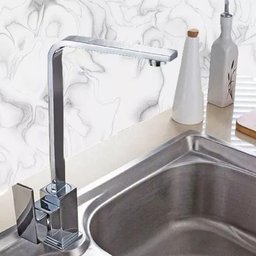 Torneira Cozinha Gourmet Monocomando Quadrada 360° Escovada Domum - 2 Torneira Cozinha Gourmet Monocomando Quadrada 360° Escovada Domum - 2