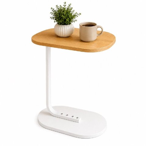 Mesa de Apoio Madeira Mesinha Auxiliar Lateral Canto Quarto Sala Sofa Cama Home Office Centro Cabece