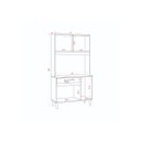 Ver imagem 4 de Armário de Cozinha Completa  Kit Amelia 2 Portas de Correr Atacama/offwhite 90cm