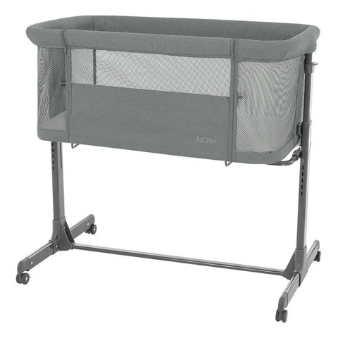 Berço Co-leito Reclinavel Noah Cinza - Kikka Boo