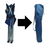 Cadeira para Camping Dobravel Reforçada Premium 160kg Azul Lu0102_az - 5