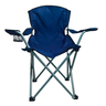 Cadeira para Camping Dobravel Reforçada Premium 160kg Azul Lu0102_az - 2