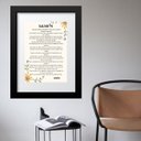 Ver imagem 1 de Quadro Salmo 91 - 60x48cm:madeira Preta