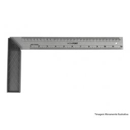 Esquadro Pvc Momfort 10/25cm 616010 - 1