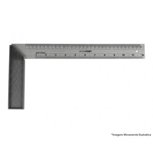 Esquadro Pvc Momfort 10/25cm 616010