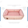 Cama Plush para Cachorros e Gatos Arcos Tamanho G 70x80 Cm - 2