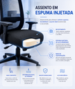 Ver imagem 7 de Kit 2 Cadeiras Netflex Ergonômicas para Escritório Netmobil