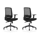 Ver imagem 2 de Kit 2 Cadeiras Netflex Ergonômicas para Escritório Netmobil