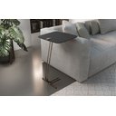 Ver imagem 2 de Mesa Lateral Lf 050 Tampo Preto com Base Café/café