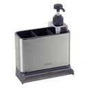 Ver imagem 1 de Organizador de Pia Tramontina Plurale em Aço Inox e Plástico 14cm 370ml de Sabão 61537140