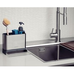 Organizador de Pia Tramontina Plurale em Aço Inox e Plástico 14cm 370ml de Sabão 61537140 - 4