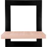 Kit 02 Prateleiras de Parede Nicho Quadro Decorativo Évora em MDF - Preta e Jade - 4