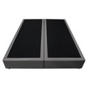 Ver imagem 5 de Base Box para Cama Casal King 192x203cm Bipartido Liz S05 Corano Cinza - Mpozenato