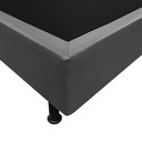 Ver imagem 3 de Base Box para Cama Casal King 192x203cm Bipartido Liz S05 Corano Cinza - Mpozenato