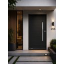 Ver imagem 1 de Porta Pivotante Lambril 120x220x14 cm Aço Galvanizado com Puxador Direita