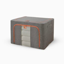 Caixa Organizadora de Roupas Multiuso Dobrável - Cinza - 2