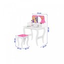 Ver imagem 3 de Penteadeira Infantil com Banco e Espelho Juvenil Divaloto Branco/Rosa