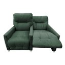 Ver imagem 2 de Poltrona 2 Lugares Reclinável Jetta Verde