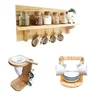 Kit Cantinho do Café Com Prateleira Suspensa Organizadora + Suporte Para Coador de Café + Porta Xíca - 1