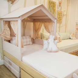 Cama Infantil Casinha Quater Linha Play - 4