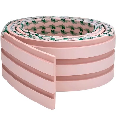 Painel Ripado Autocolante de Eva 2,5 Metros Play Rosa - Rpdol 11 - Meu Rodapé Painel Ripado 2,5m Aut