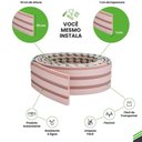 Ver imagem 2 de Painel Ripado Autocolante de Eva 2,5 Metros Play Rosa - Rpdol 11 - Meu Rodapé Painel Ripado 2,5m Aut