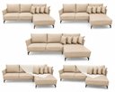 Ver imagem 2 de Sofá Ibiza Linho Off 2.20m Chaise Lado Direito ou Esquerdo – Design Moderno e Conforto Premium
