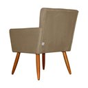 Ver imagem 5 de Kit 02 Poltronas Decorativas Onix Suede Capuccino - DS Estofados