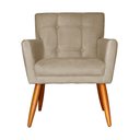 Ver imagem 2 de Kit 02 Poltronas Decorativas Onix Suede Capuccino - DS Estofados