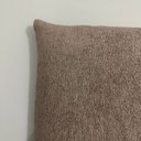 Ver imagem 1 de Cabeceira Pétala 120cm para Cama de Solteiro:bouclé Marrom