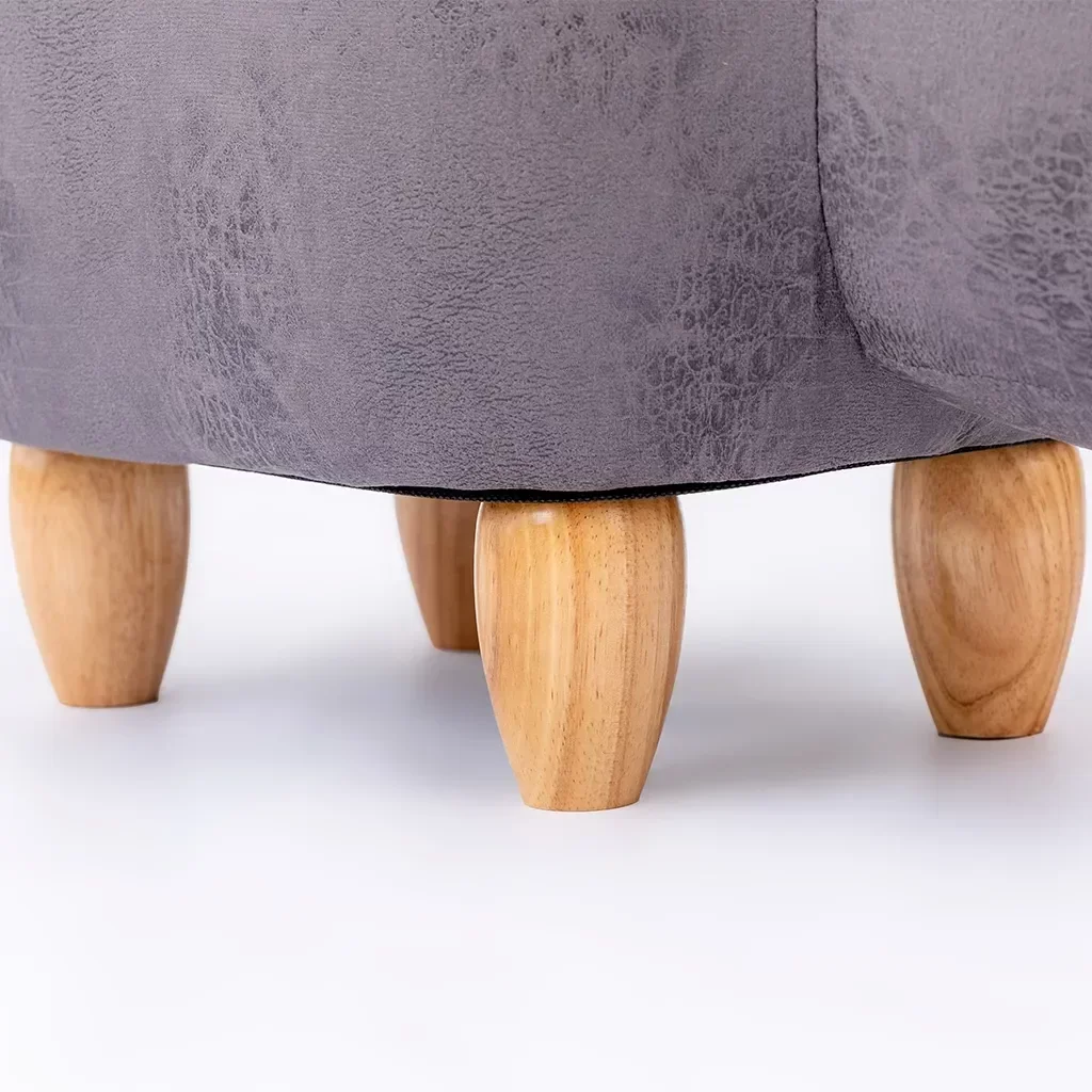 Ver imagem 4 de Puff Infantil Rinoceronte Couro Sintético e Madeira L63xa38xc32:sem