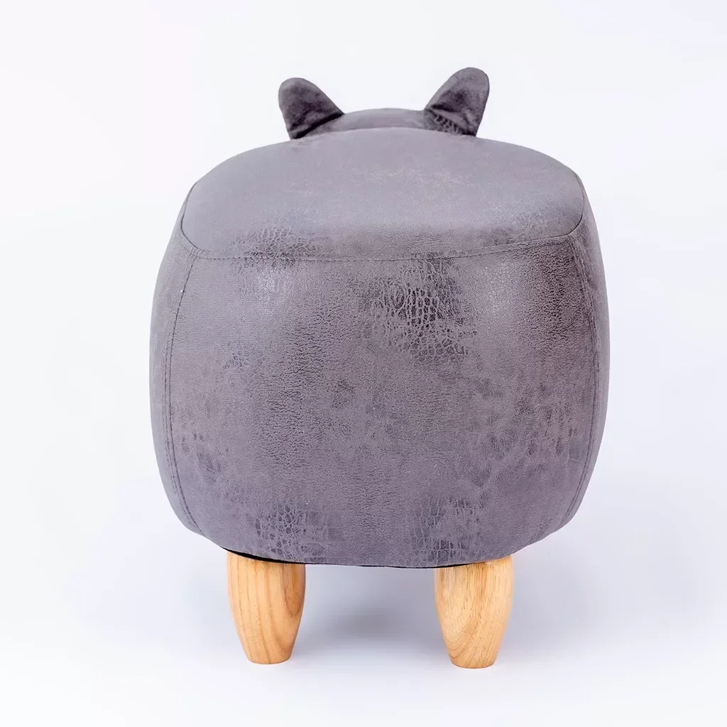 Ver mais imagens de Puff Infantil Rinoceronte Couro Sintético e Madeira L63xa38xc32:sem