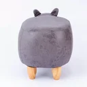 Ver mais imagens de Puff Infantil Rinoceronte Couro Sintético e Madeira L63xa38xc32:sem