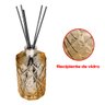 Kit Saboneteira e Aromatizador Difusor de Vidro Lavabo:Ambar - 330ml - 4