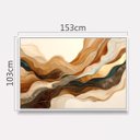 Ver imagem 3 de Quadro Abstrato Moderno Grande - Ondas em Harmonia 153x103